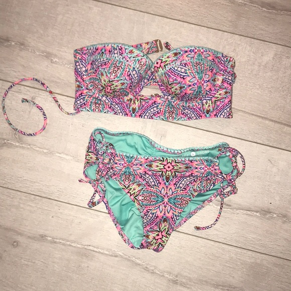 Shade n shore bikini underwire adjustable M 34btop - Picture 2 of 8